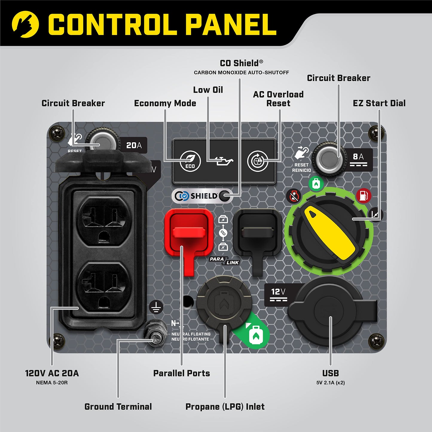 Champion Power Equipment 201183 2500-Watt