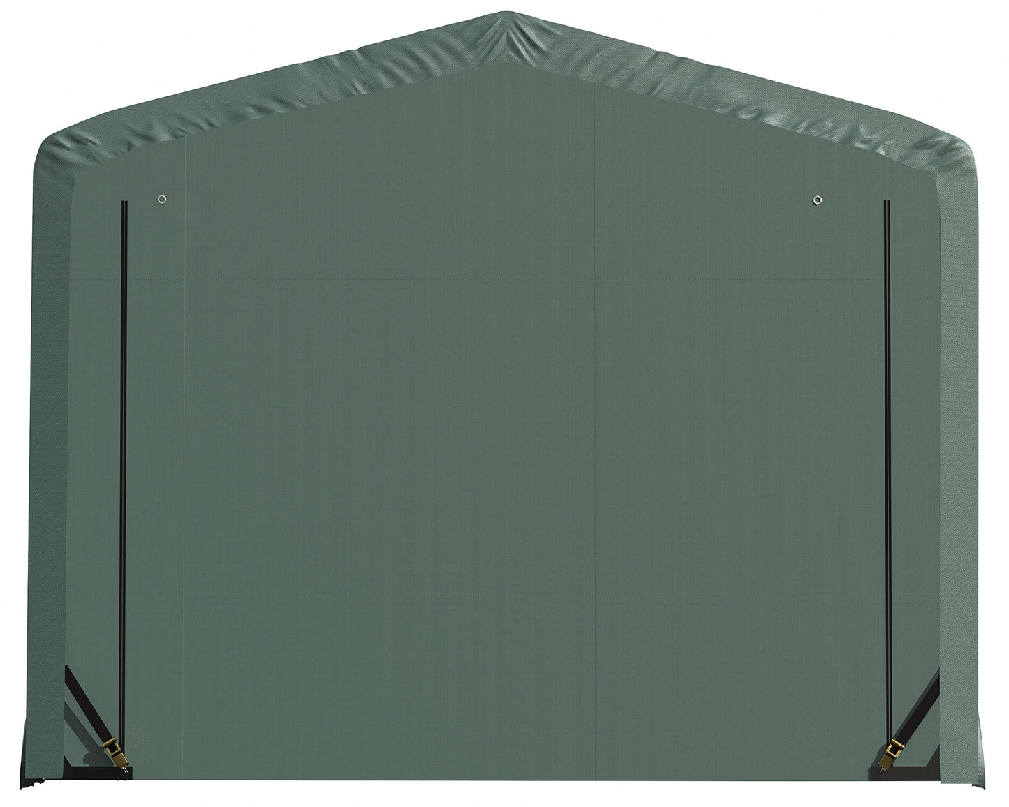 ShelterLogic ShelterTube Abri de garage et de stockage, 10' x 14' x 8', cadre en acier robuste, boîtier résistant au vent et à la neige, vert 10' x 14' x 8'