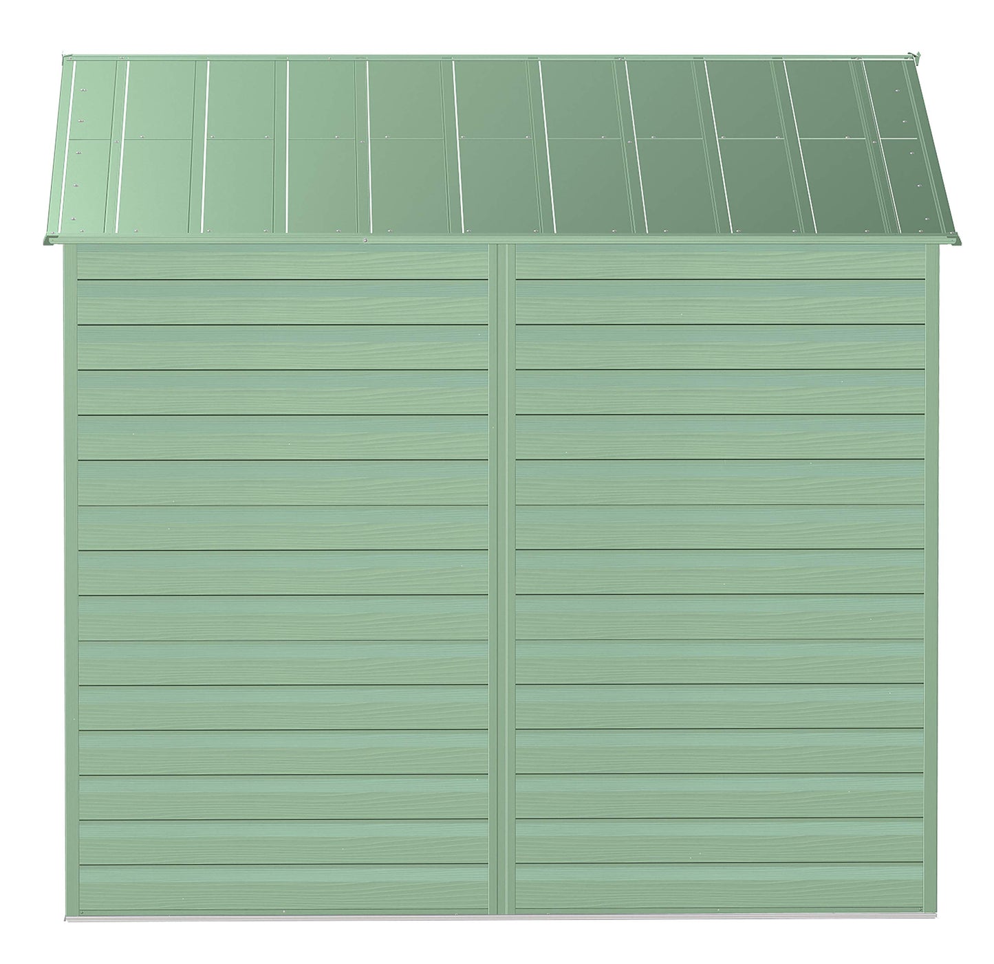 Arrow Shed Select 8' x 8' Outdoor Lockable Steel Storage Shed Building, Sage Green