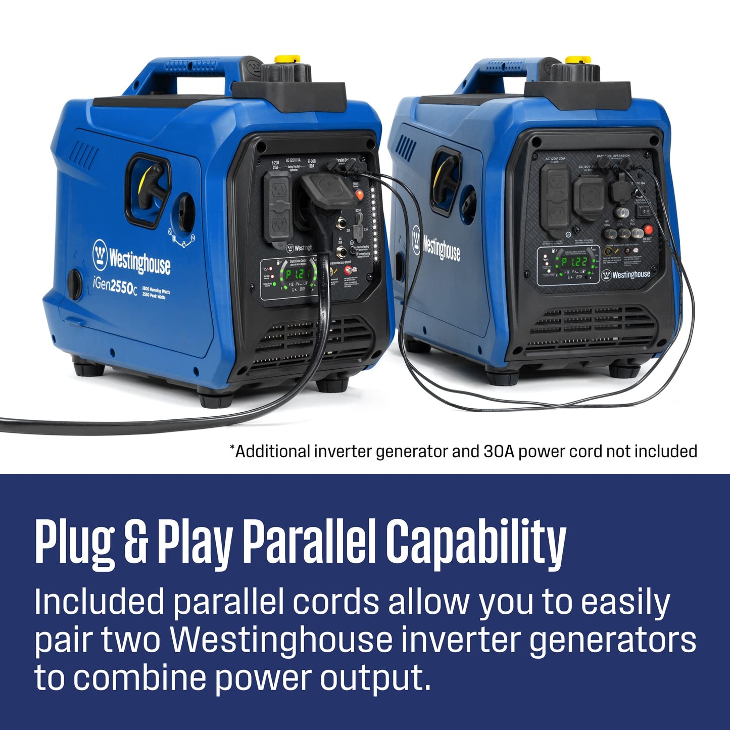 Westinghouse 2550 Peak Watt Super Quiet & Lightweight Portable Inverter Generator