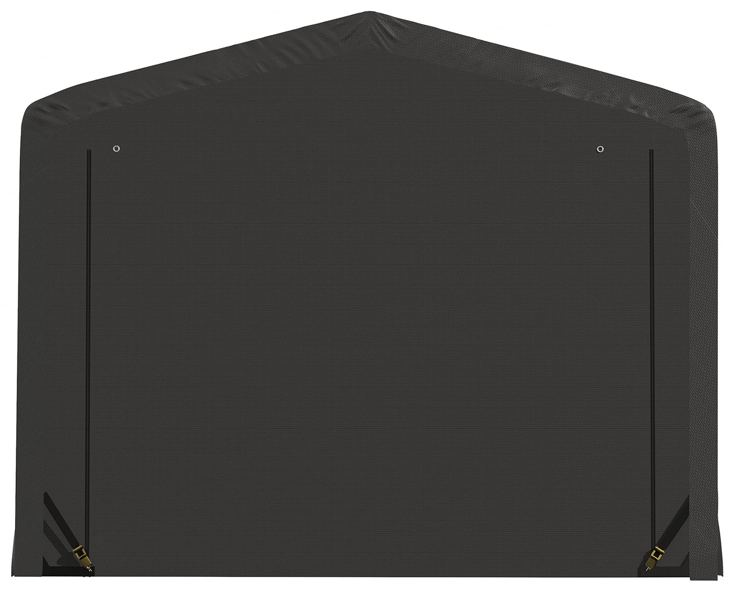 ShelterLogic ShelterTube Garage & Storage Shelter, 10' x 27' x 8' Heavy-Duty Steel Frame Wind and Snow-Load Rated Enclosure, Gray 10' x 27' x 8'