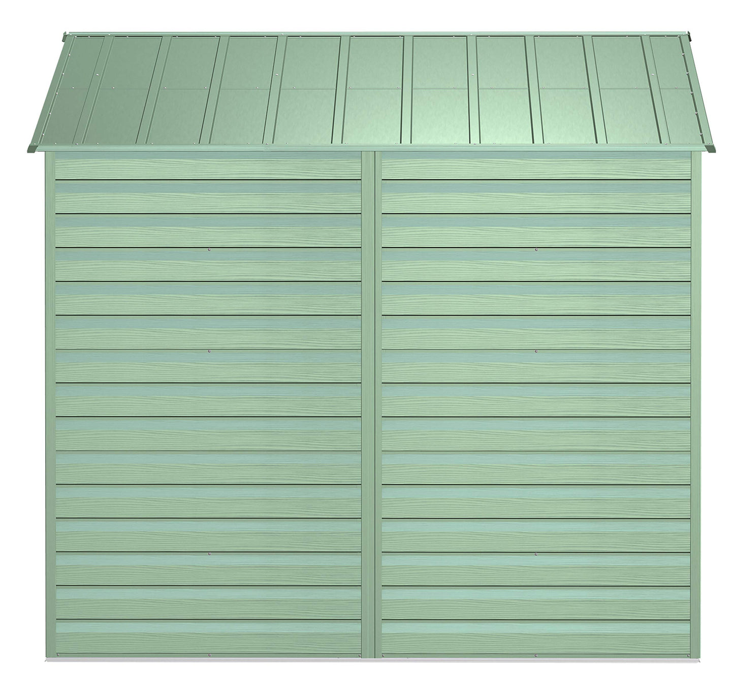Arrow Shed Select 8' x 8' Outdoor Lockable Steel Storage Shed Building, Sage Green