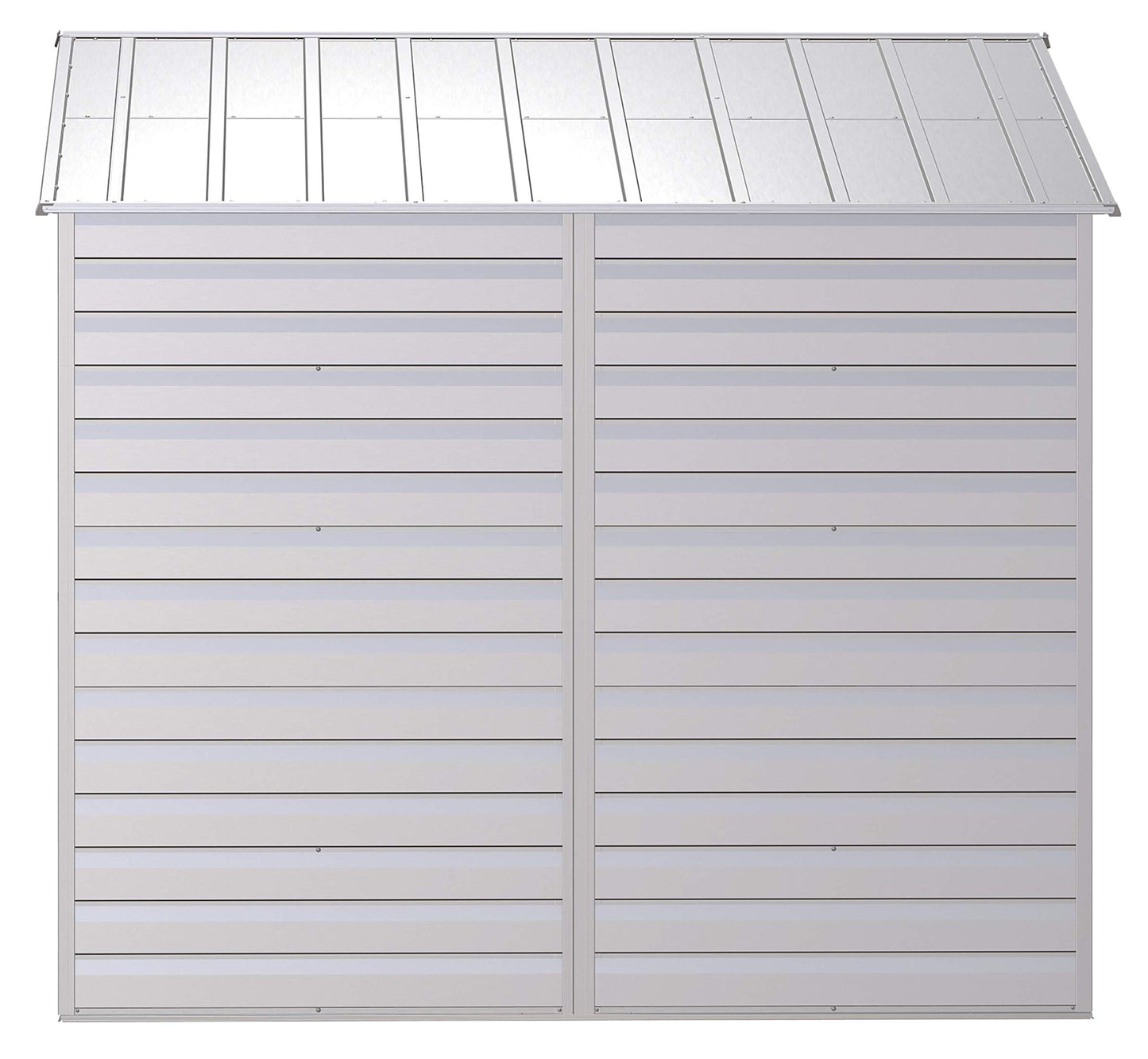 Arrow Shed Select Hangar de rangement extérieur verrouillable en acier, 10' x 8', gris flûte