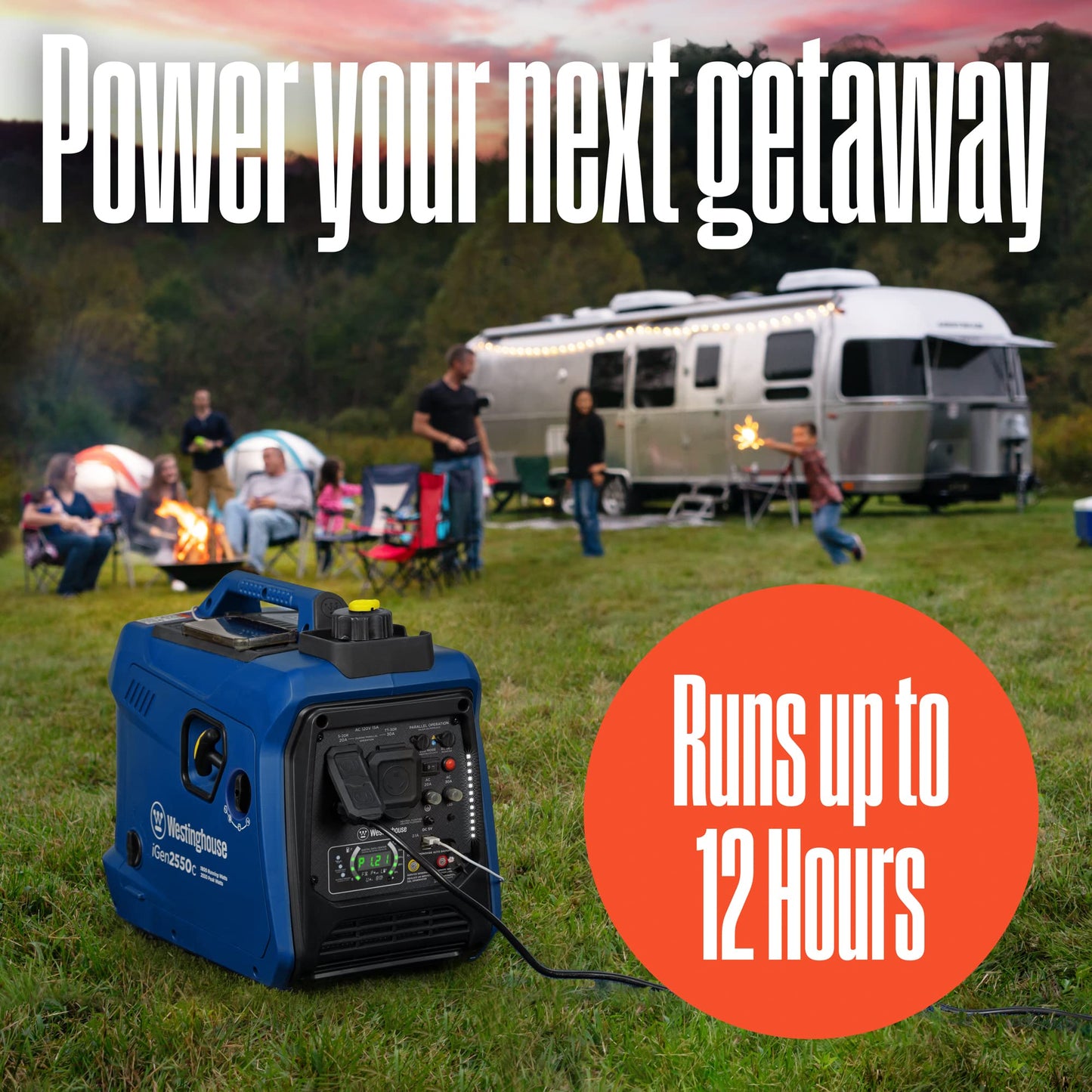 Westinghouse 2550 Peak Watt Super Quiet & Lightweight Portable Inverter Generator