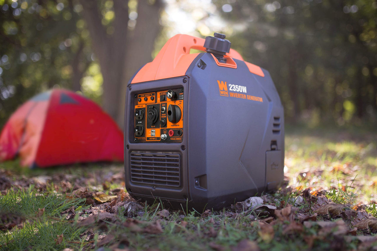 WEN 56235i Super Quiet 2350-Watt Portable Inverter Generator with Fuel Shut Off, CARB Compliant, Ultra Lightweight, Black 2350W Generator