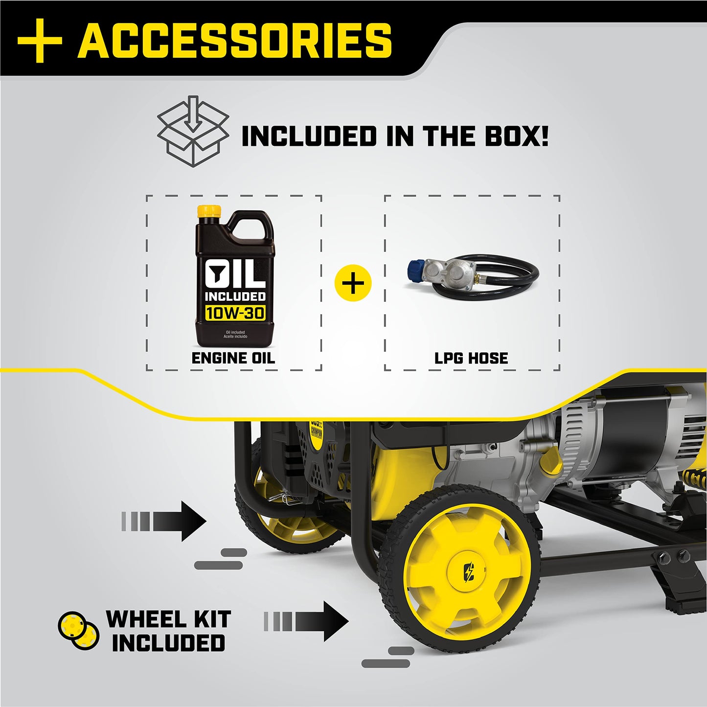 Champion Power Equipment 201085 6875/5500-Watt Dual Fuel Portable Generator, CO Shield 5500-Watt + Dual Fuel + Manual Start + CO Shield