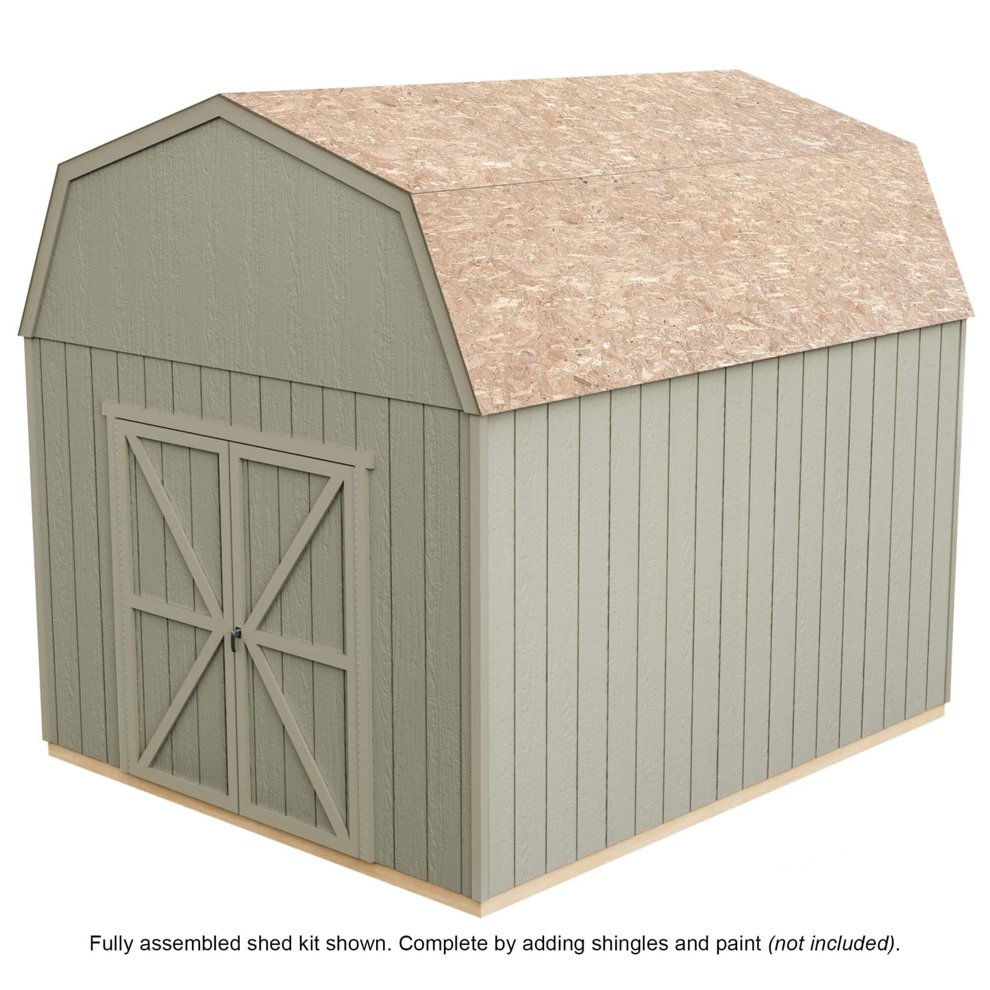 Handy Home Products Hangar de rangement en bois à faire soi-même Braymore 10 x 12 sans plancher