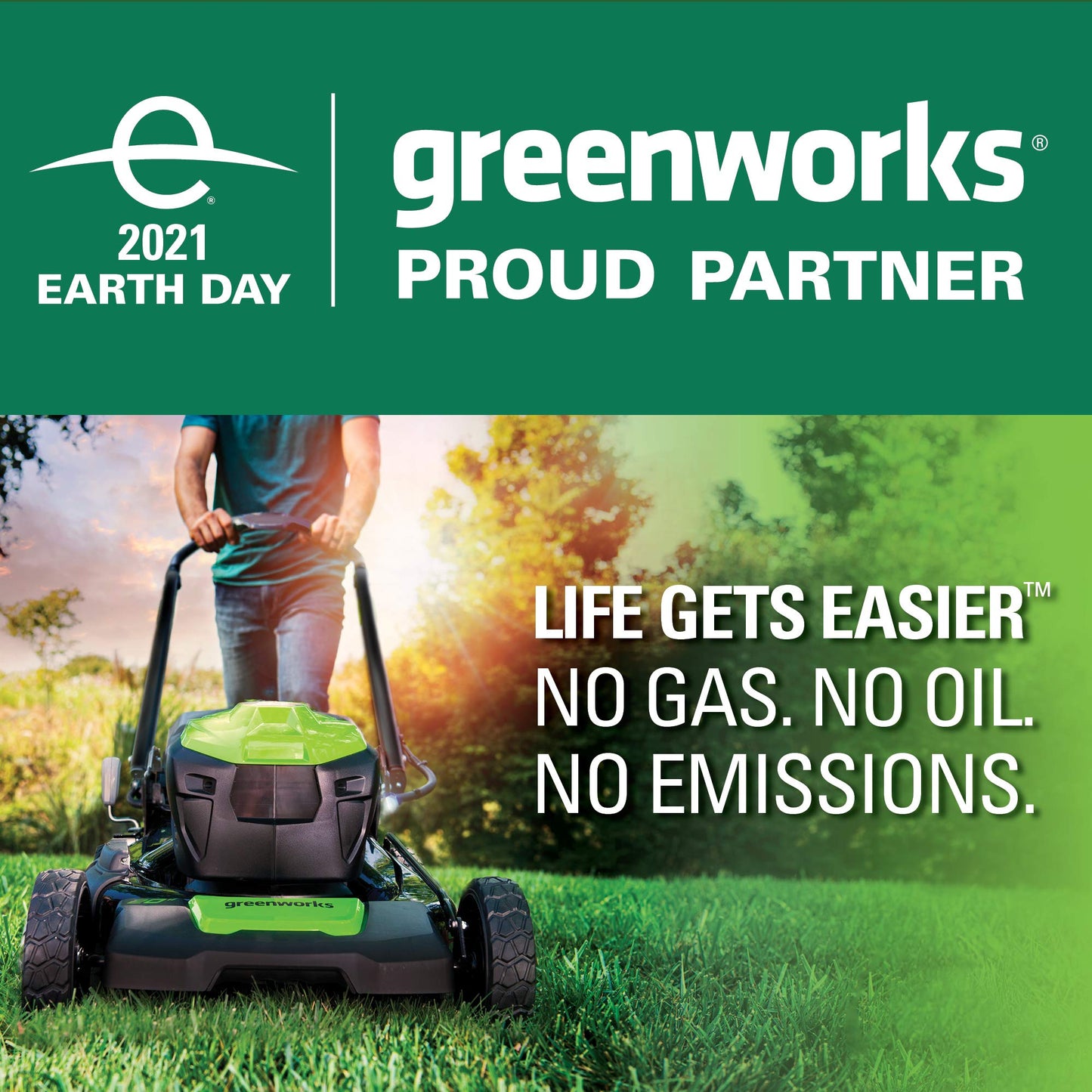 Greenworks Pro 80 V Tondeuse à gazon poussée 21 pouces 80 V, outil uniquement Tondeuse 21" (outil uniquement)