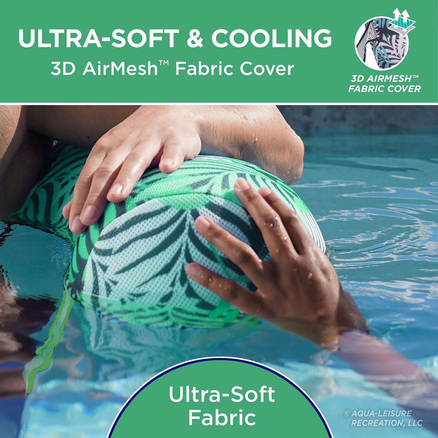 Aqua Inflatable Pool Noodles – Pool Noodle Chairs – Mutiple Colors/Styles – for Adults and Kids Floating Deluxe Noodle Chair Blue Fern