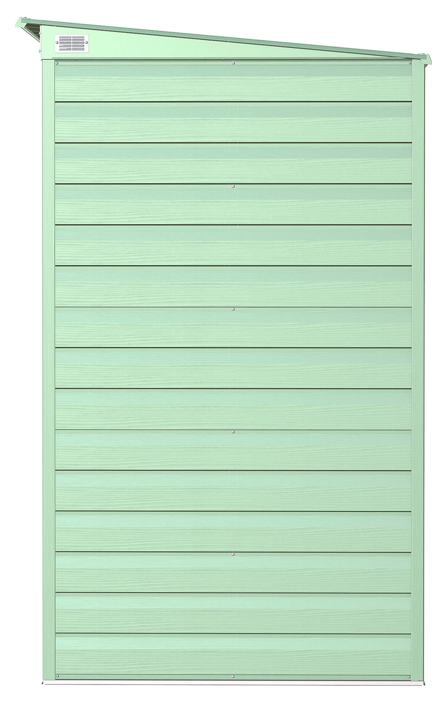 Arrow Shed Select Hangar de rangement extérieur verrouillable en acier, 10' x 4', vert sauge