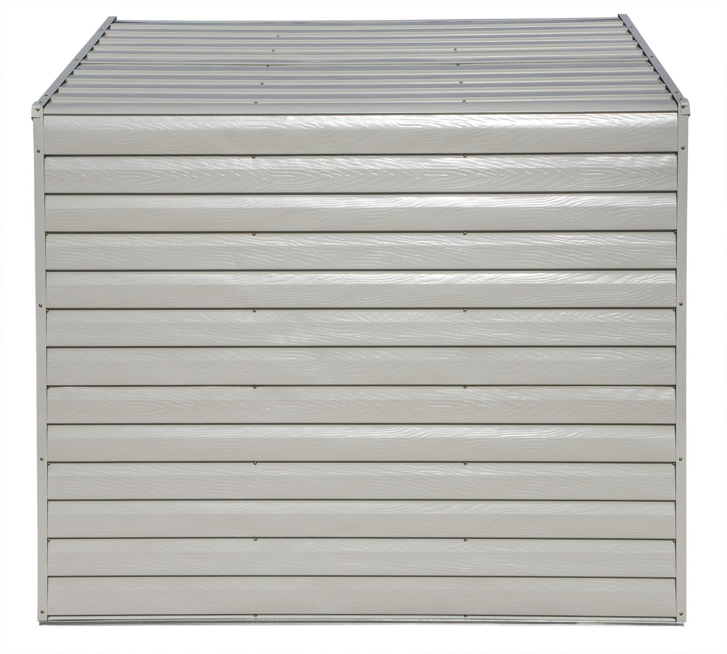 Arrow Shed YS47-A Hangar de rangement compact en acier galvanisé avec toit en pente, 4' x 7' 4' x 7'