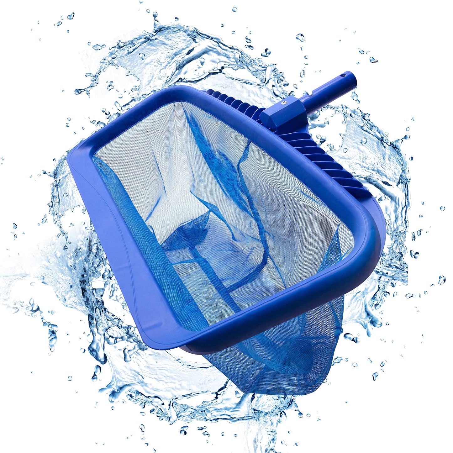 Uoark Pool Skimmer Net, Swimming Pool Leaf Skimmer Net,Heavy Duty 20" Pool Skimmer Net, Heavy Duty Leaf Rake Cleaning Tool, Reinforced Frame Deep Rake Net.