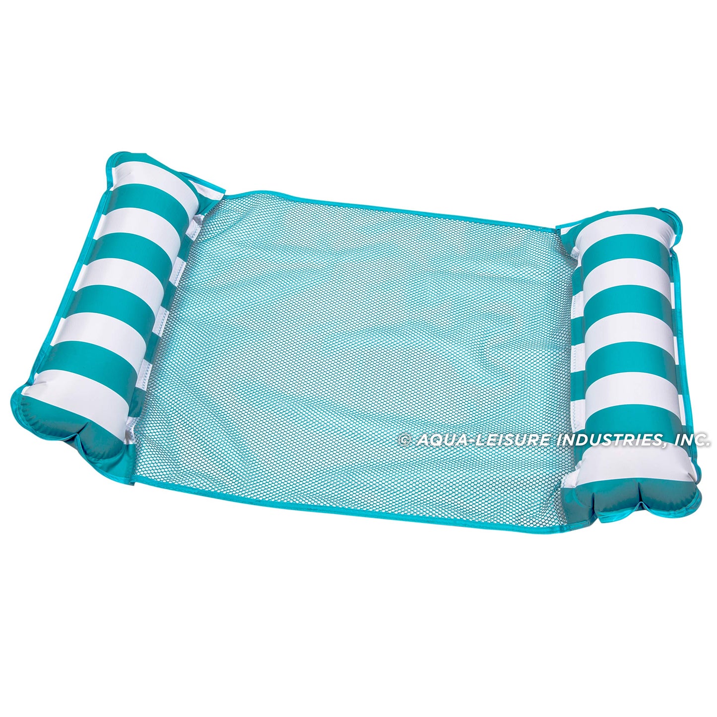 Aqua Original 4-in-1 Monterey Hammock Pool Float & Water Hammock – Multi-Purpose, Inflatable Pool Floats for Adults – Patented Thick, Non-Stick PVC Material Light BLUE – Hammock