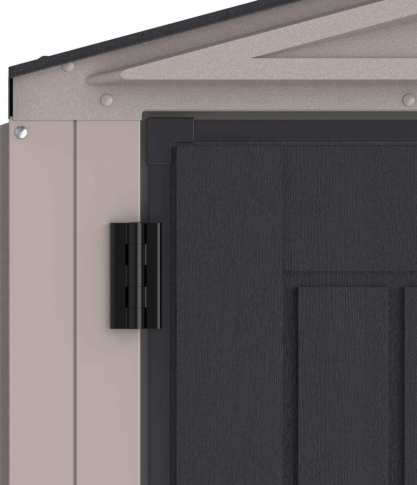 Duramax 35525 Yarmate Plus Abri de rangement extérieur en vinyle Adobe/gris