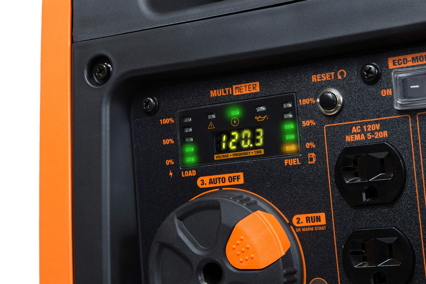WEN 56380i Super Quiet 3800-Watt RV-Ready Portable Inverter Generator with Fuel Shut-Off and Electric Start 3800 Watt