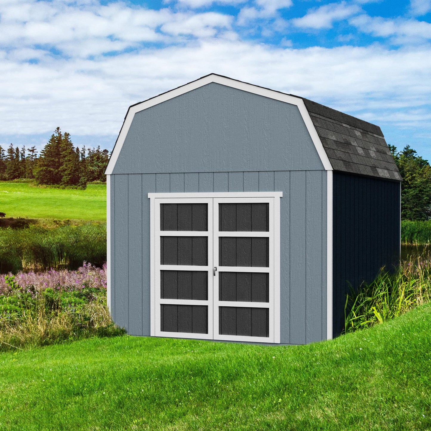 Handy Home Products Hangar de rangement en bois à faire soi-même Braymore 10 x 14 cm sans plancher