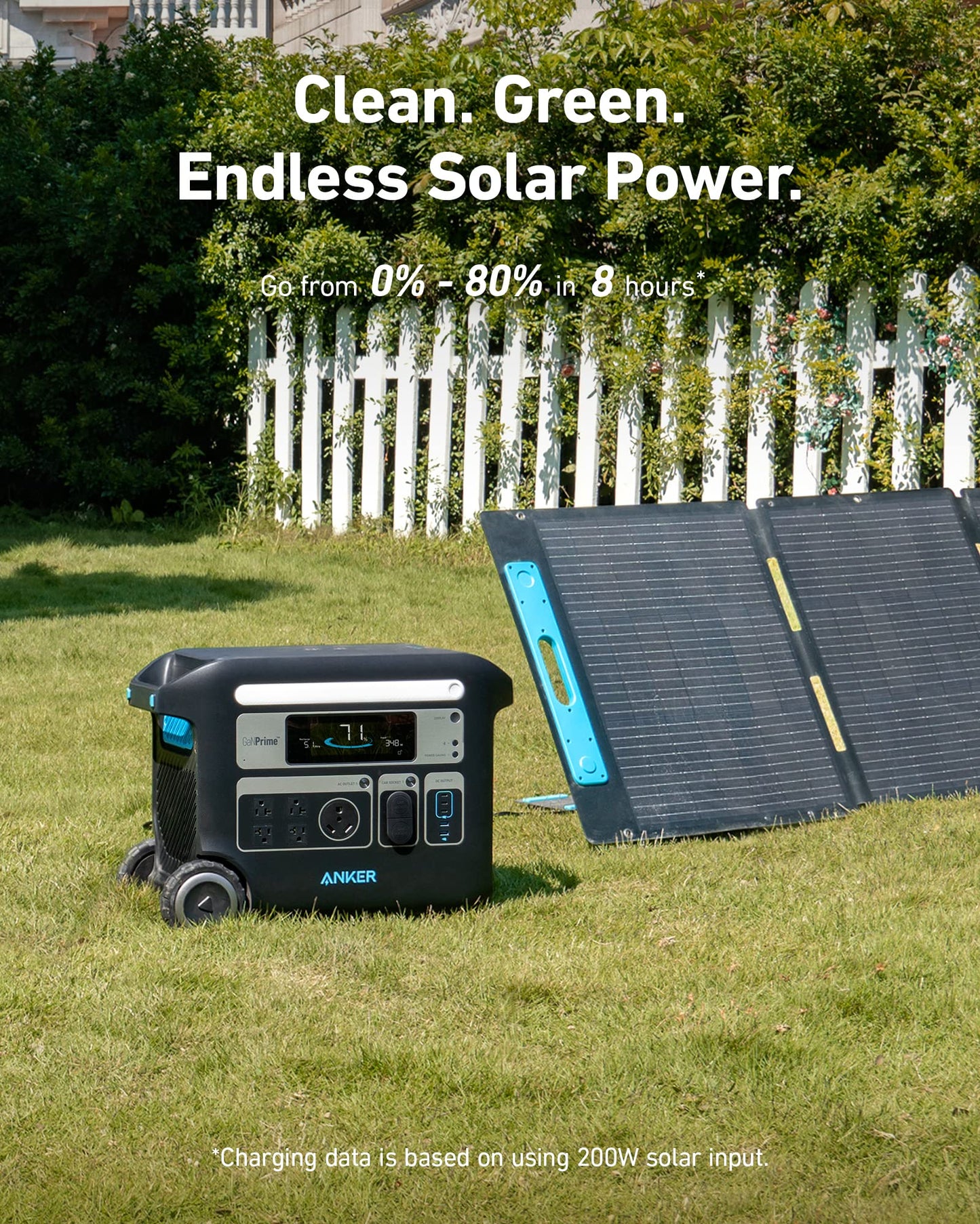 Anker SOLIX F2000 Portable Power Station, PowerHouse 767, 2048Wh GaNPrime Solar Generator