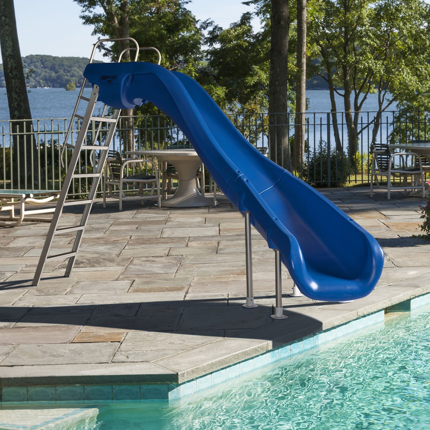 S.R. Smith 610-209-58110 Rogue2 Pool Slide, Taupe Right Curve Rogue2 Pool Slide610-209-58110