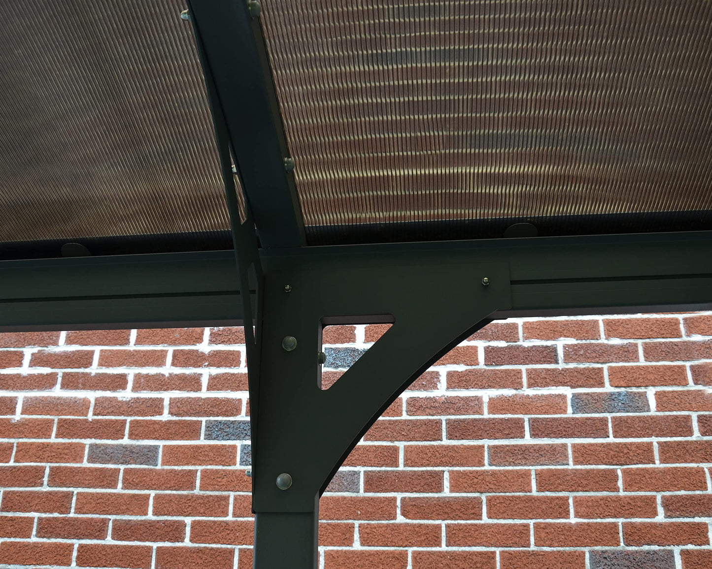 Palram - Carport Canopia Vitoria Gris Toit Arqué