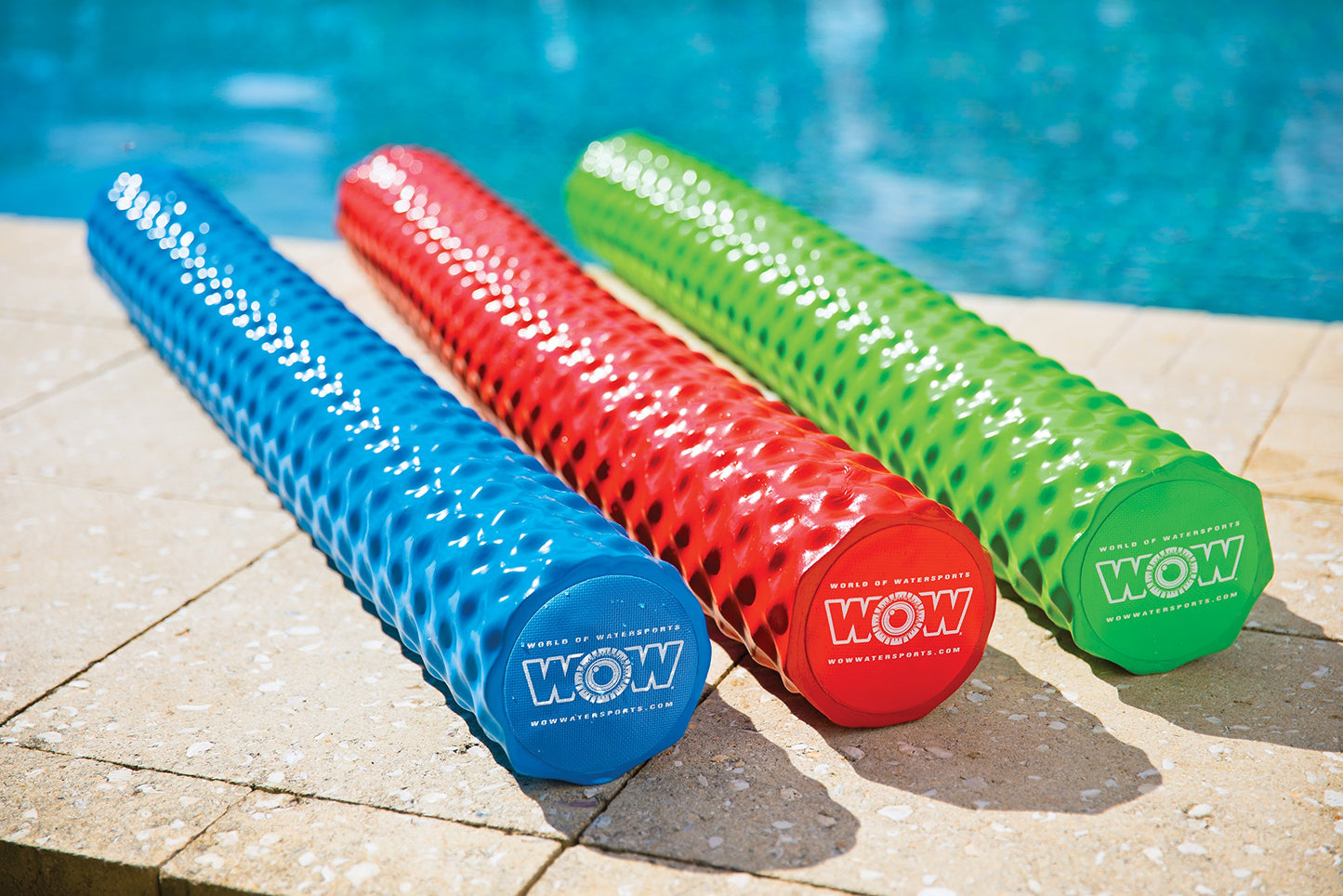 WOW World of Watersports First Class Super Soft Foam Pool Noodles for Swimming and Floating, Pool Floats, Lake Floats Lime Green