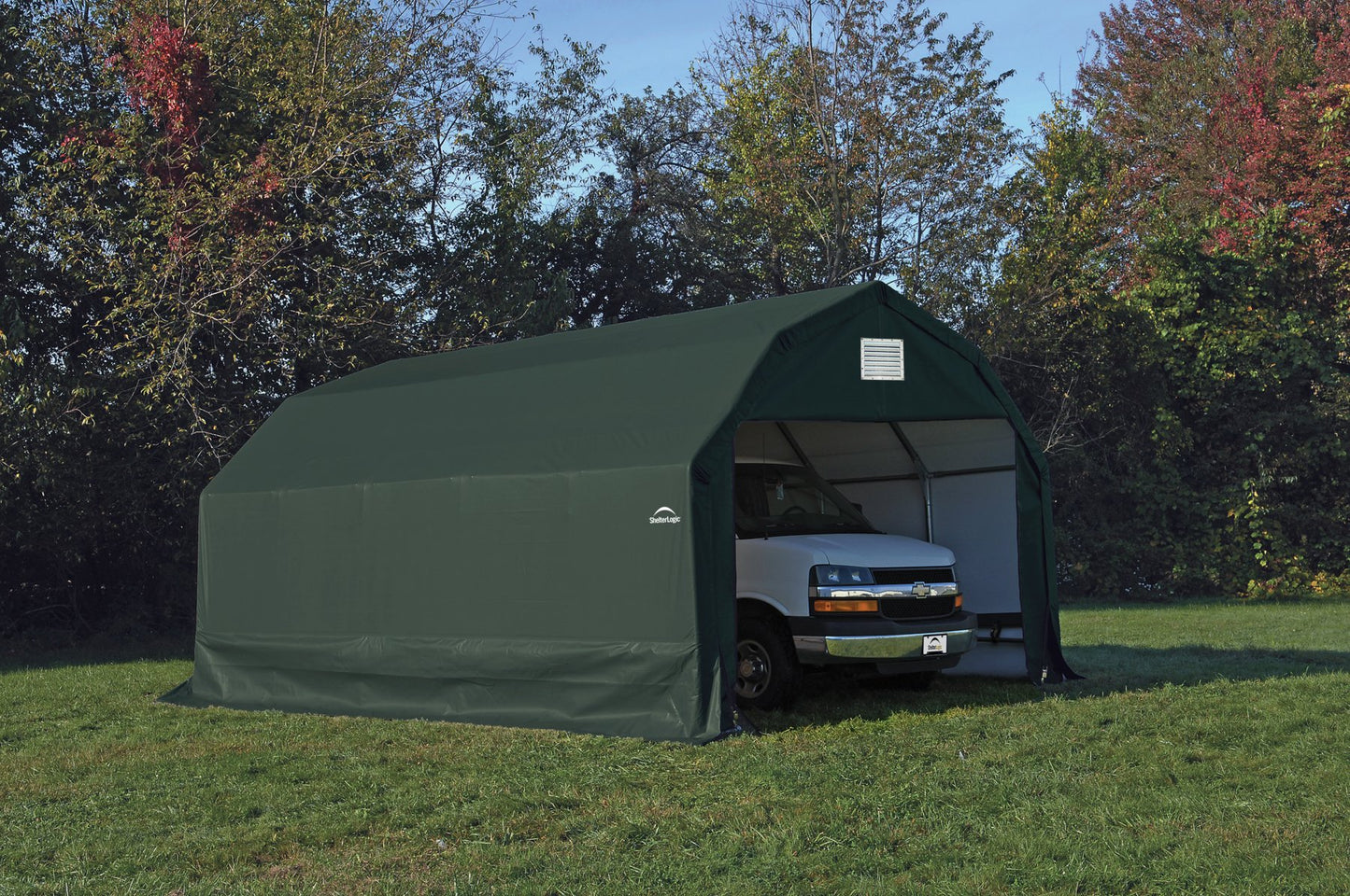 ShelterLogic 90254 Vert 12'x28'x11' Abri de grange 12' x 28' x 11'