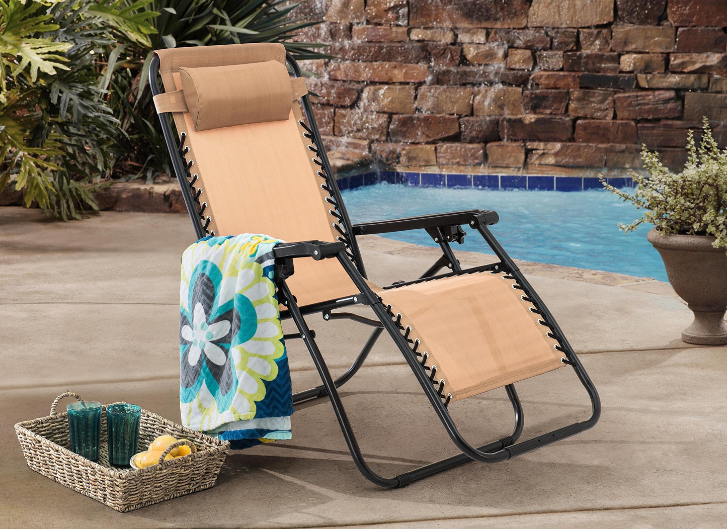 Zero Gravity Chair-Beige Beige