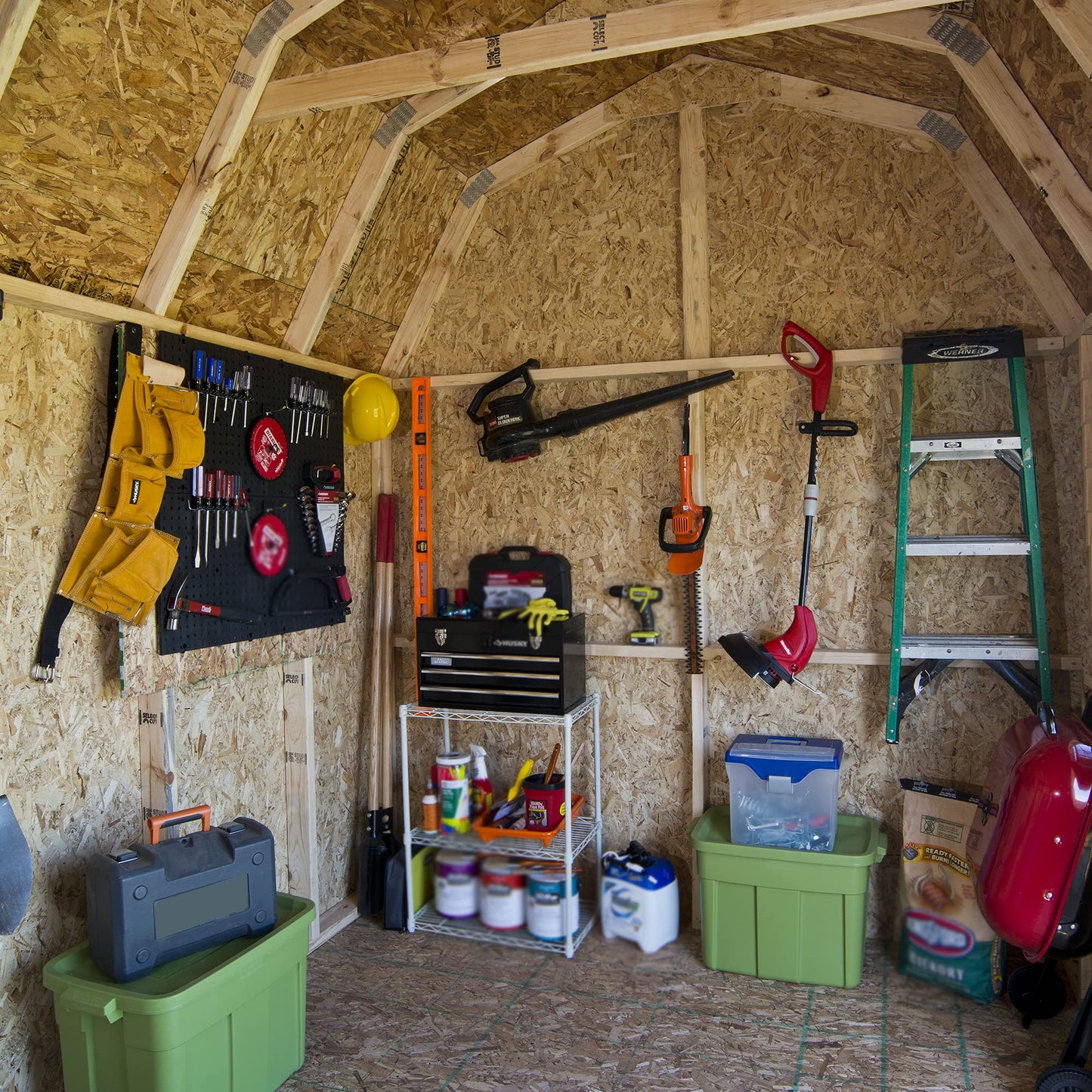Handy Home Products Hangar de rangement en bois à faire soi-même Braymore 10 x 14 cm sans plancher