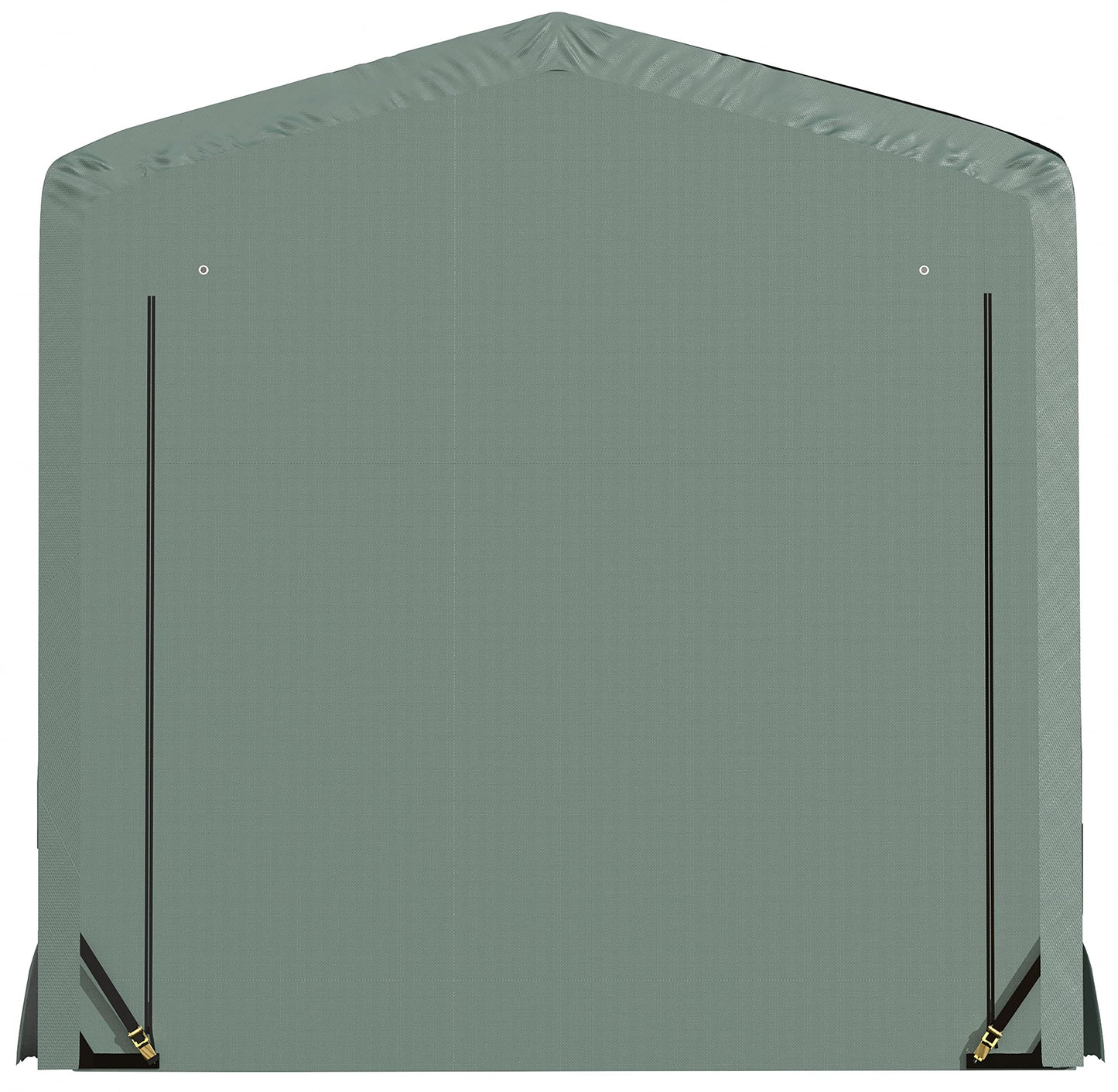 ShelterLogic ShelterTube Garage & Storage Shelter, 10' x 27' x 10' Heavy-Duty Steel Frame Wind and Snow-Load Rated Enclosure, Green 10' x 27' x 10'