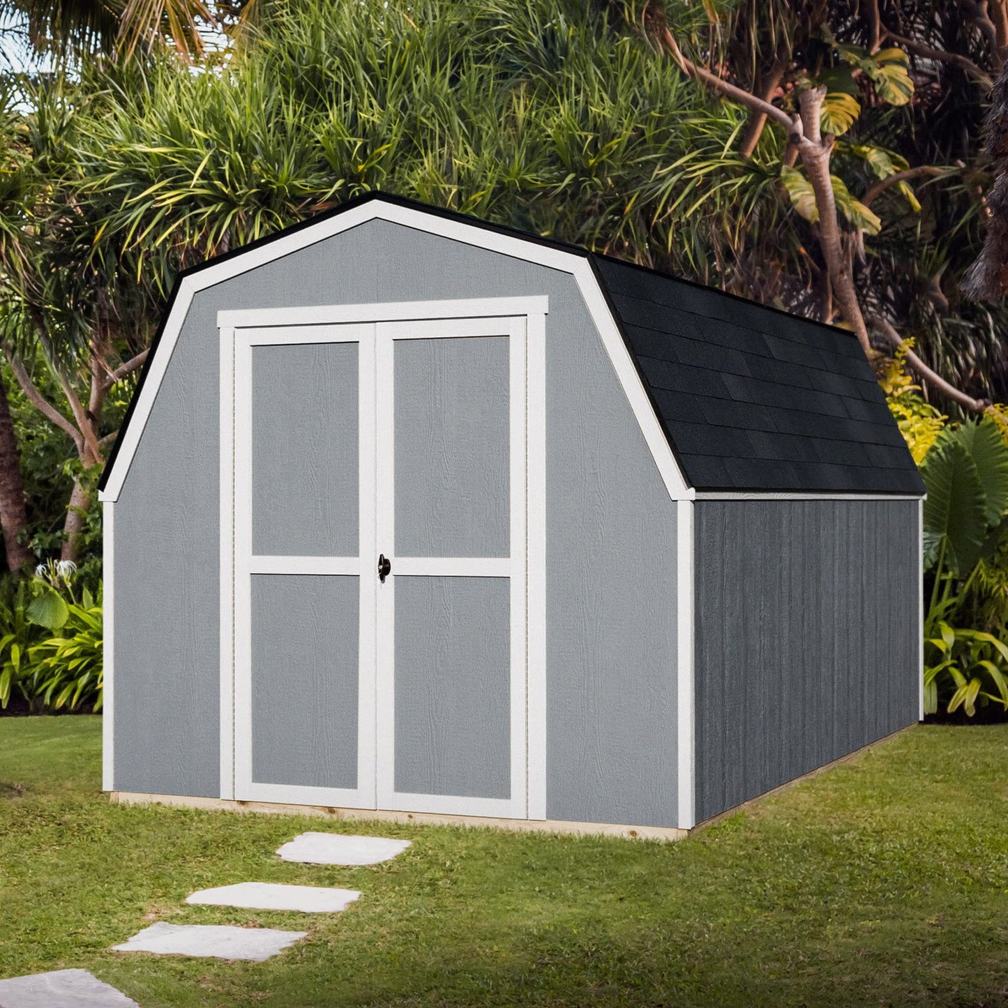 Handy Home Products Remise de rangement Gambrel Andover, 8 pi x 12 pi
