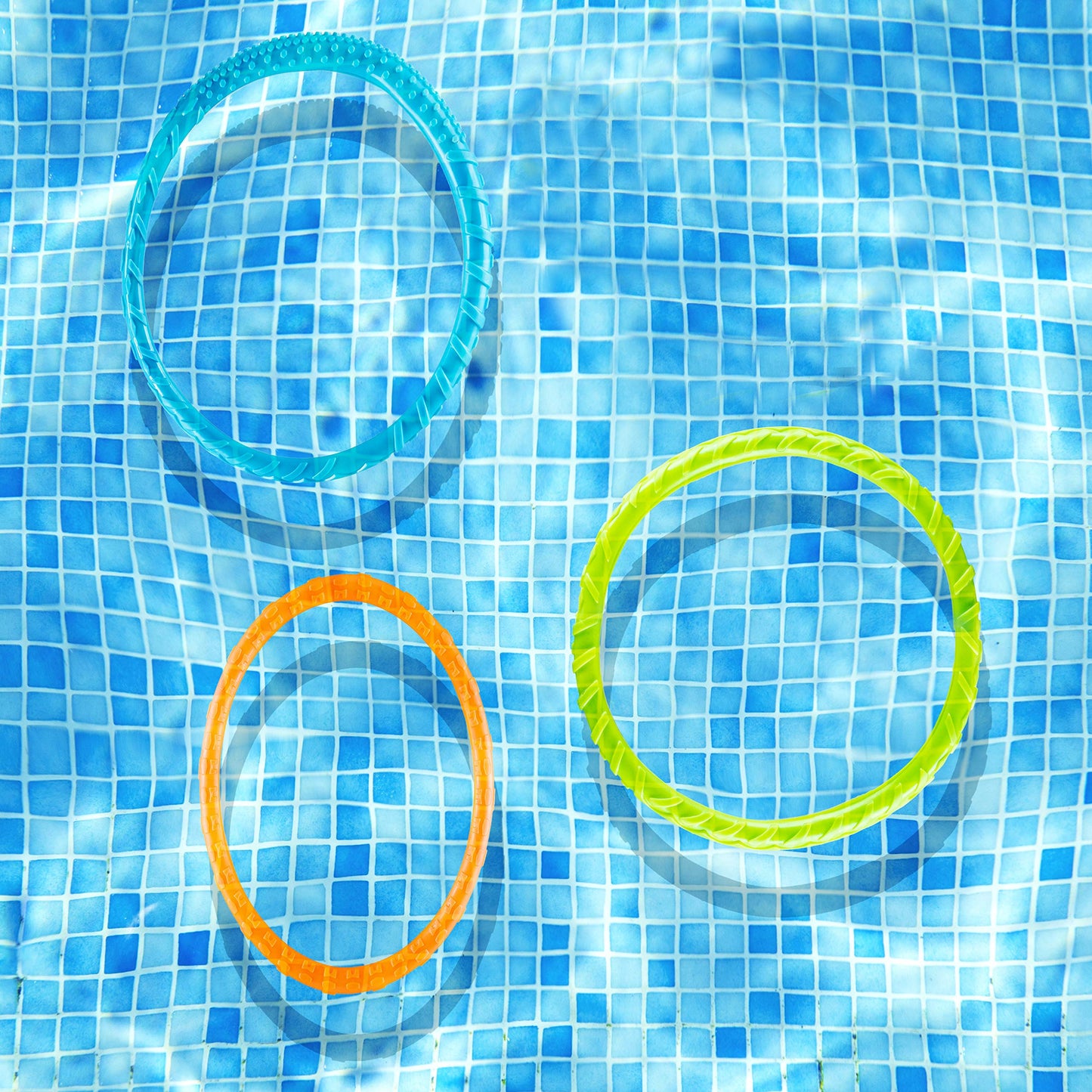 PREXTEX 15 Pack Pool Diving Toy Set with Carrying Bag for Kids Summer Fun - Sinking Diving Toys for Underwater Pool Swimming