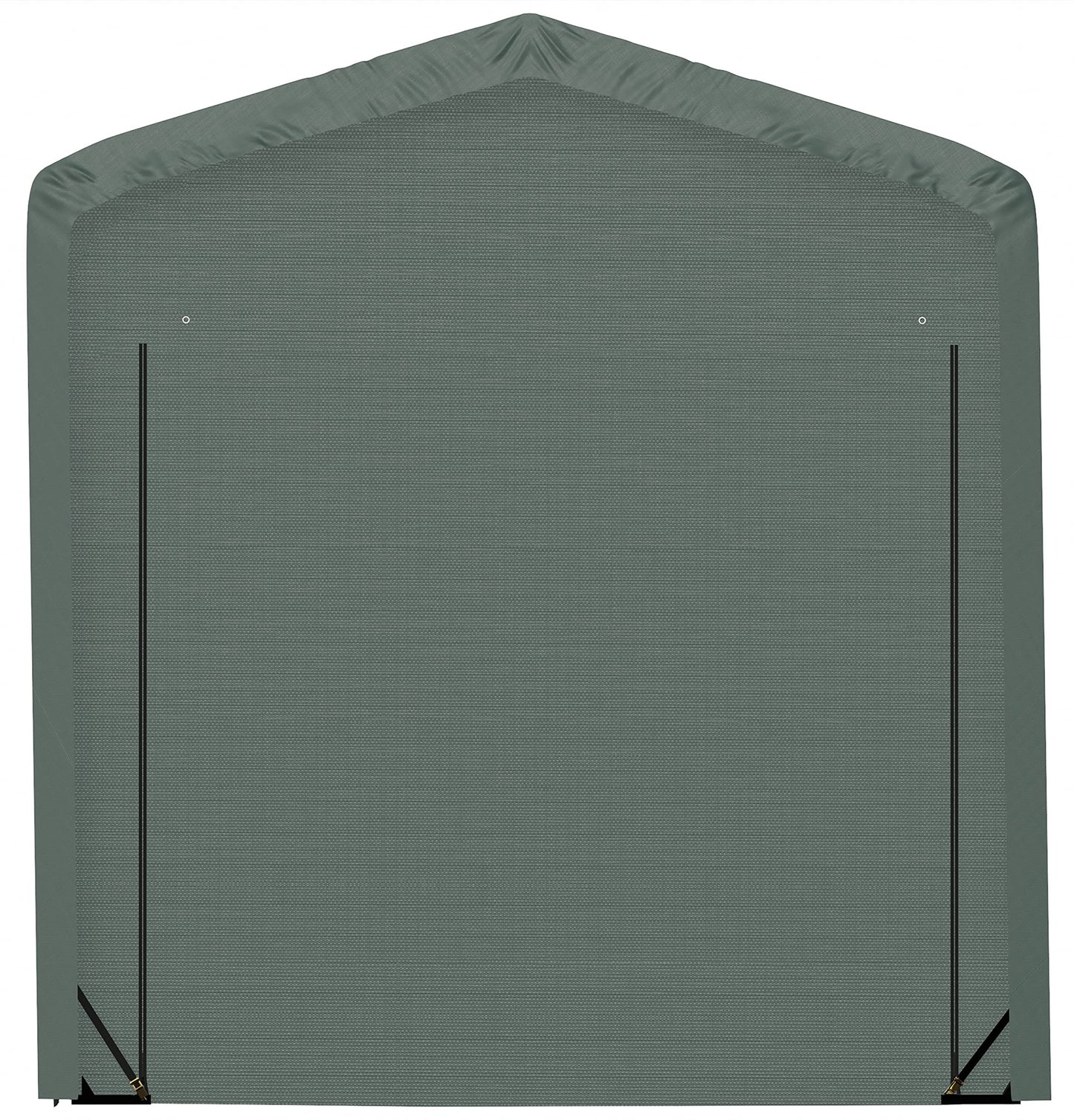 ShelterLogic ShelterTube Abri de garage et de stockage, 14' x 40' x 16', cadre en acier robuste, boîtier résistant au vent et à la neige, vert 14' x 40' x 16'