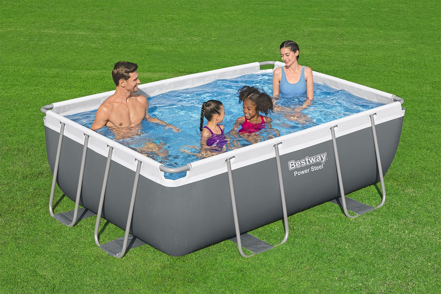 Bestway: Power Steel 9'3" x 6'5" x 33" Above Ground Pool Set