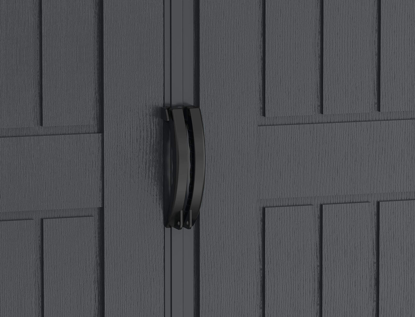 Duramax 35525 Yarmate Plus Abri de rangement extérieur en vinyle Adobe/gris