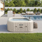 PureSpa™ Chevron Deluxe Inflatable Hot Tub Set - 4 Person