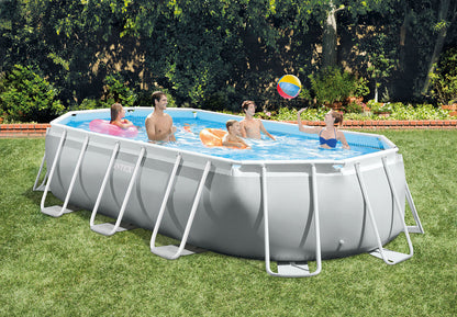 Prism Frame™ 16'6" x 9' x 48" Oval Above Ground Pool Set