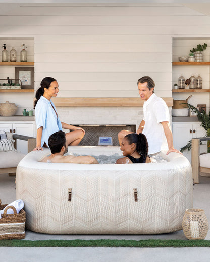 Ensemble de spa gonflable PureSpa™ Chevron Deluxe - 4 personnes