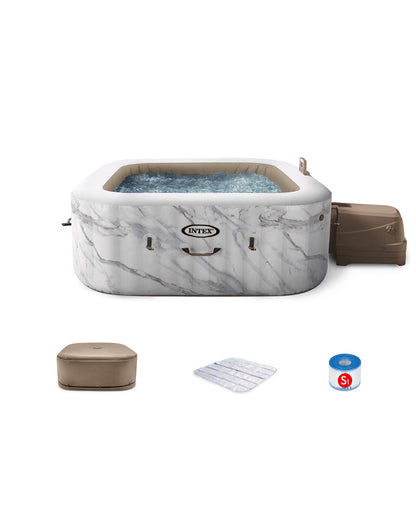 Ensemble de luxe PureSpa™ Calacatta Jet et Bubble - 4 personnes