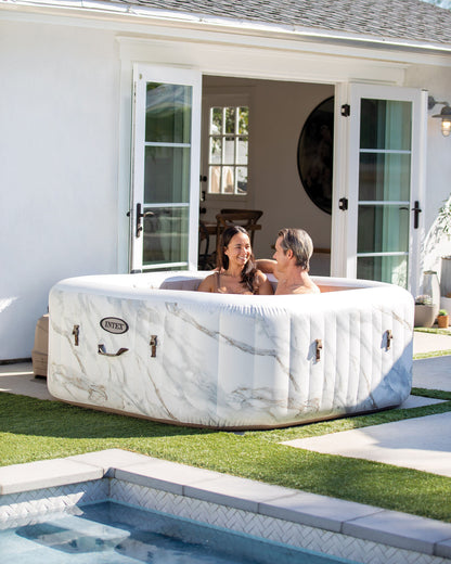 Ensemble de luxe PureSpa™ Calacatta Jet et Bubble - 4 personnes