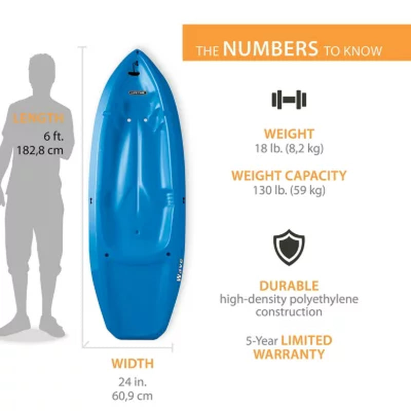 Lifetime Wave 6' Youth Kayak Paddle Included