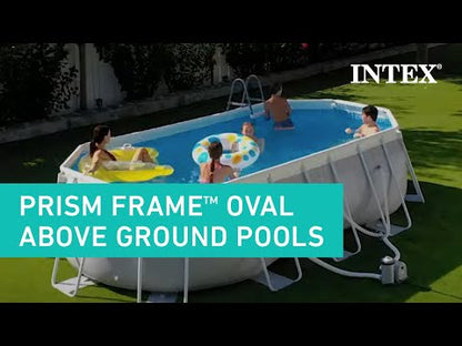 Prism Frame™ 16'6" x 9' x 48" Oval Above Ground Pool Set