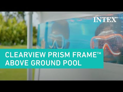 Clearview Prism Frame™ 16' x 48" Above Ground Pool Set