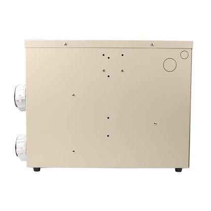 ExGizmo 11KW 240V Chauffe-Eau Électrique Thermostat Piscine Chauffe-SPA Bain à Remous pour Piscine Hors Sol Creusée Pompe de Chauffage de Bain à Remous avec Affichage Numérique Contrôle d'Écran Tactile Blanc(11KW 240V) 