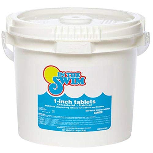 In The Swim 1" Inch Pool Chlorine Tablets - 25 Pounds 25 Pound