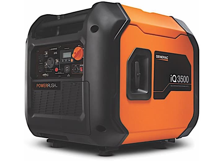 Generac IQ3500 3,500-Watt Gas-Powered Portable Inverter Generator with CARB Compliant and Electric Start