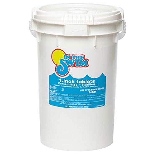 In The Swim 1" Inch Pool Chlorine Tablets - 50 Pounds 50 Pound