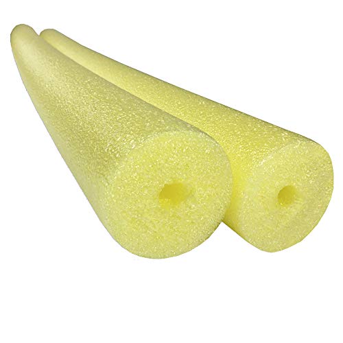 2 Pack Oodles Monster 55 Inch x 3.5 Inch Jumbo Swimming Pool Noodle Foam Multi-Purpose Yellow