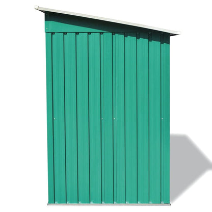 GOLINPEILO Metal Outdoor Garden Storage Shed, 74.8" x 48.8" x 71.3" Steel Utility Tool Shed Storage House, Steel Yard Shed with Double Sliding Doors, Utility and Tool Storage for Garden Patio,Green 74.8" x 48.8" x 71.3" Green