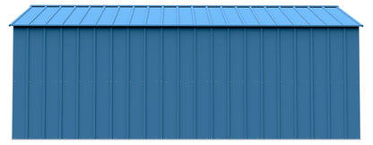 Arrow Sheds Classic 14' x 17' Hangar de rangement extérieur cadenassable en acier, bleu gris 