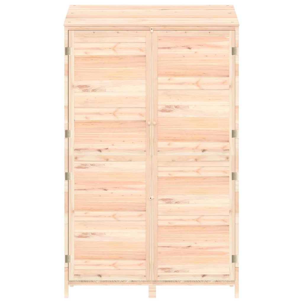 GOLINPEILO Wooden Garden Storage Shed, Outdoor Storage Cabinet, Garden Wood Tool Shed, Outside Wooden Shed Organizer for Yard, Patio, Deck and Porch, 40.2"x20.5"x68.7" Solid Wood Fir 40.2" x 20.5" x 68.7" Natural