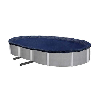 In The Swim Forme de couverture de filet de piscine hors sol ovale de 18 x 33 pieds